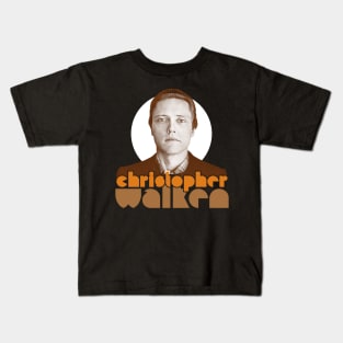 Retro Christopher Walken Sepia Tribute Kids T-Shirt